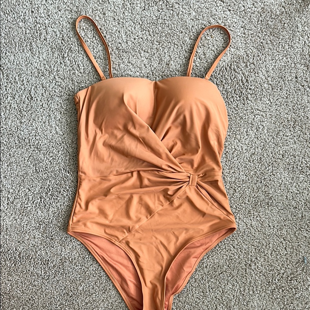 Cupshe clay colored One-Piece Swimsuit size Medium